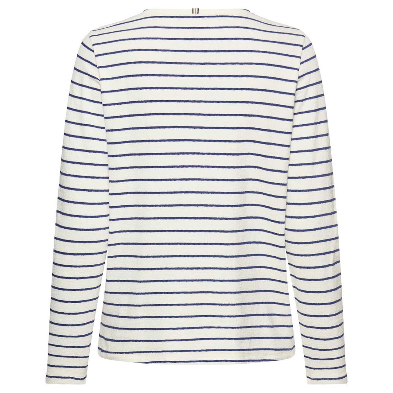 Damen Langarm Shirt von Camel active in Blau gestreift, Rückansicht