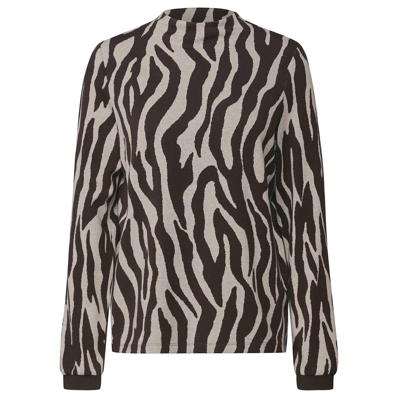 Street One Damen Pullover Dessin Turtle Neck deep roast brown