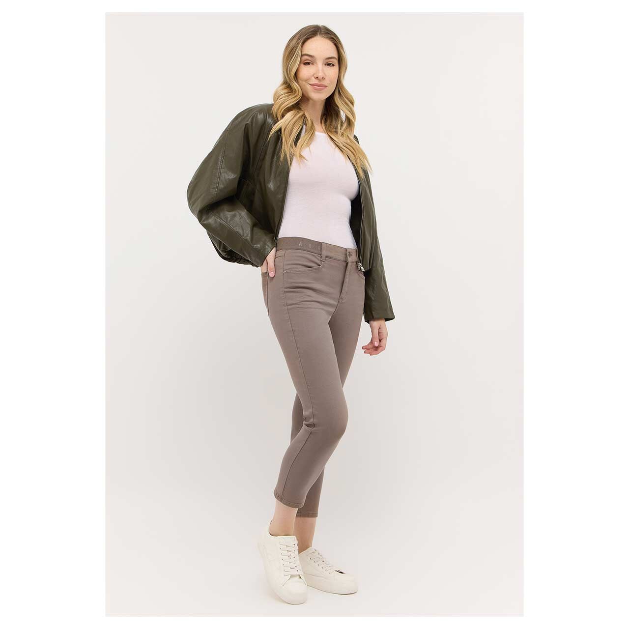 Angels Ornella Sporty 7/8 Jeans truffle used