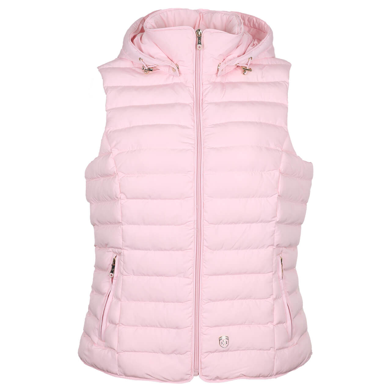 Wellensteyn Italy Vest Hood Weste für Damen in Pastellrosa Wellensteyn Italy Vest Hood Weste für Damen in Pastellrosa