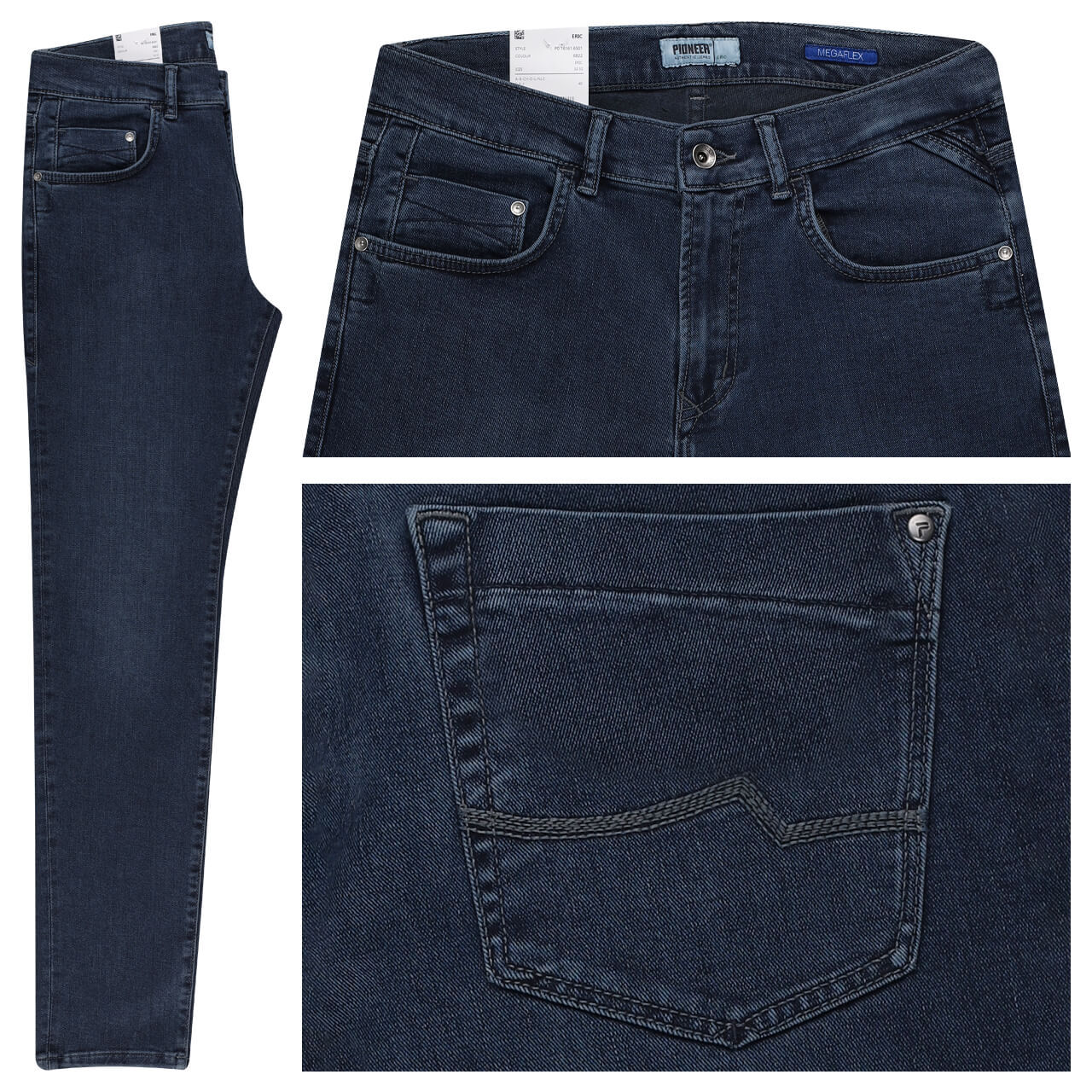 Pioneer Eric Jeans Megaflex blue used thermo denim Pioneer Eric Jeans Megaflex blue used thermo denim