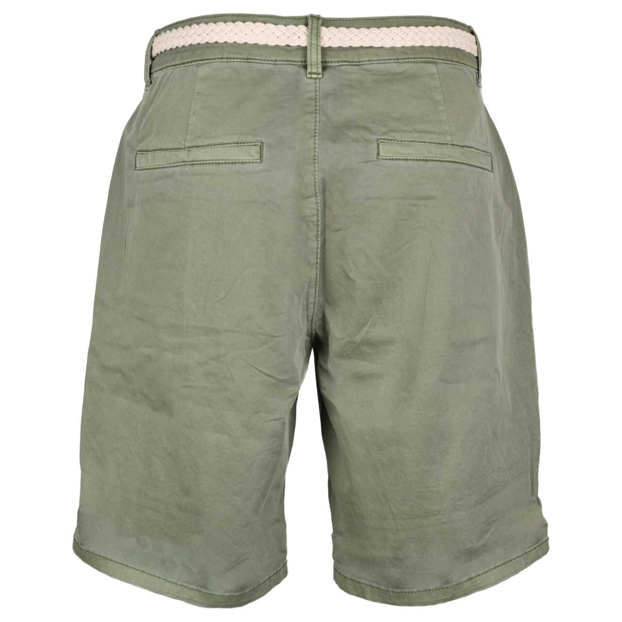 s.Oliver Damen Baumwoll Chino Shorts olive green