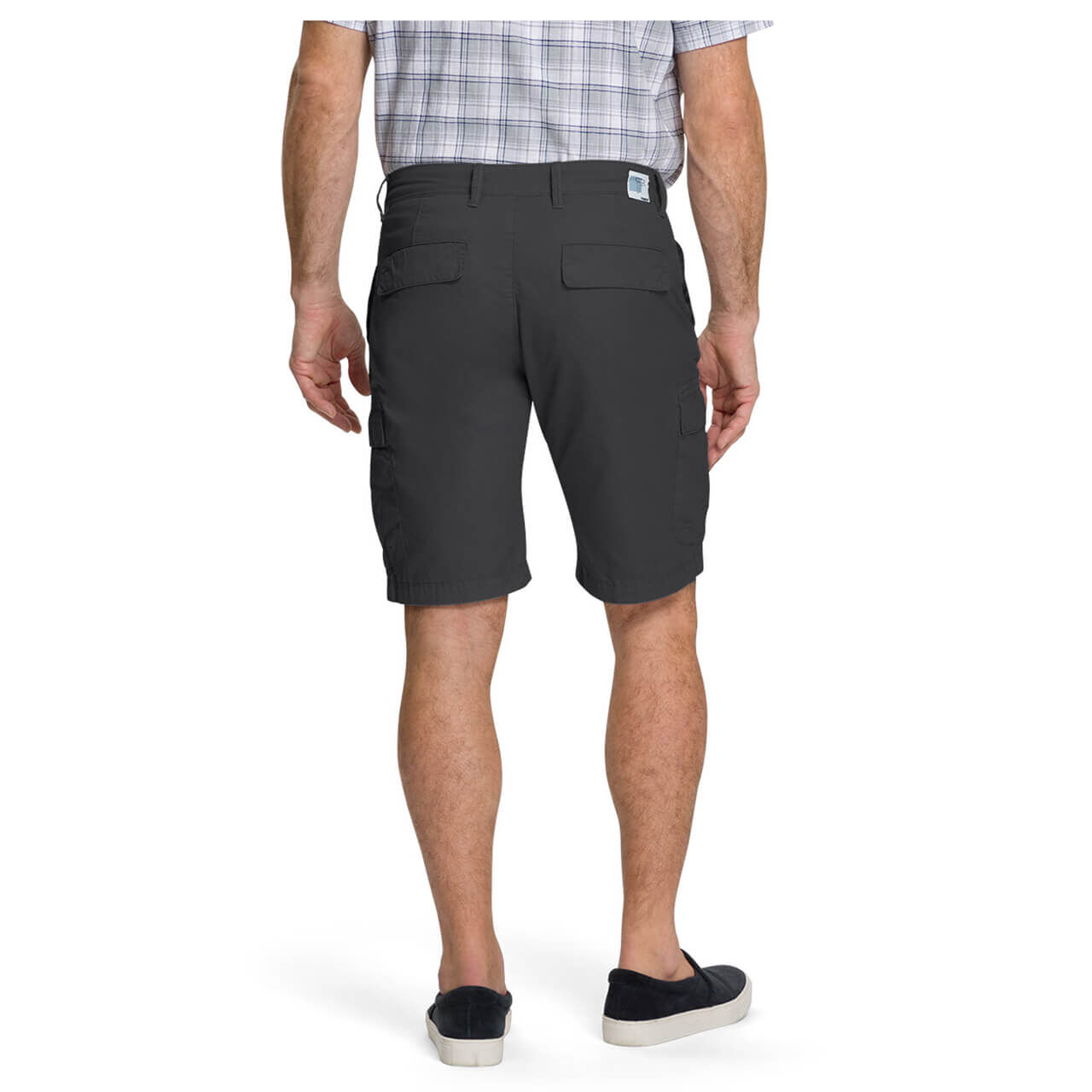 pioneer-jeans-cargo-cody-schwarz-9000-ansicht-hinten Pioneer Cody Cargo Baumwoll Bermuda für Herren in Schwarz, FarbNr.: 9000