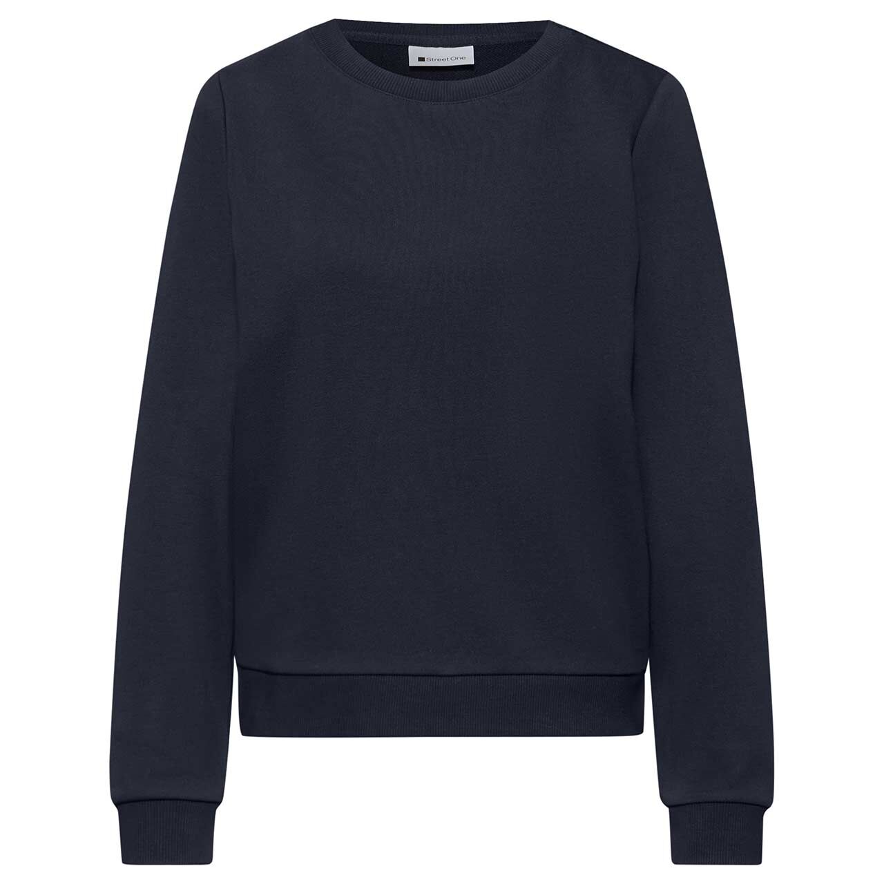 Street One Damen Sweatshirt Basic shadowed navy