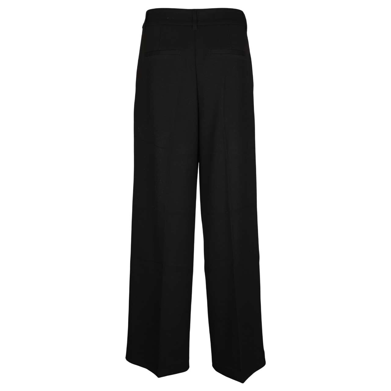 Stretch Damen Wideleg Hose von s.Oliver in Schwarz, detaillierte Rückansicht