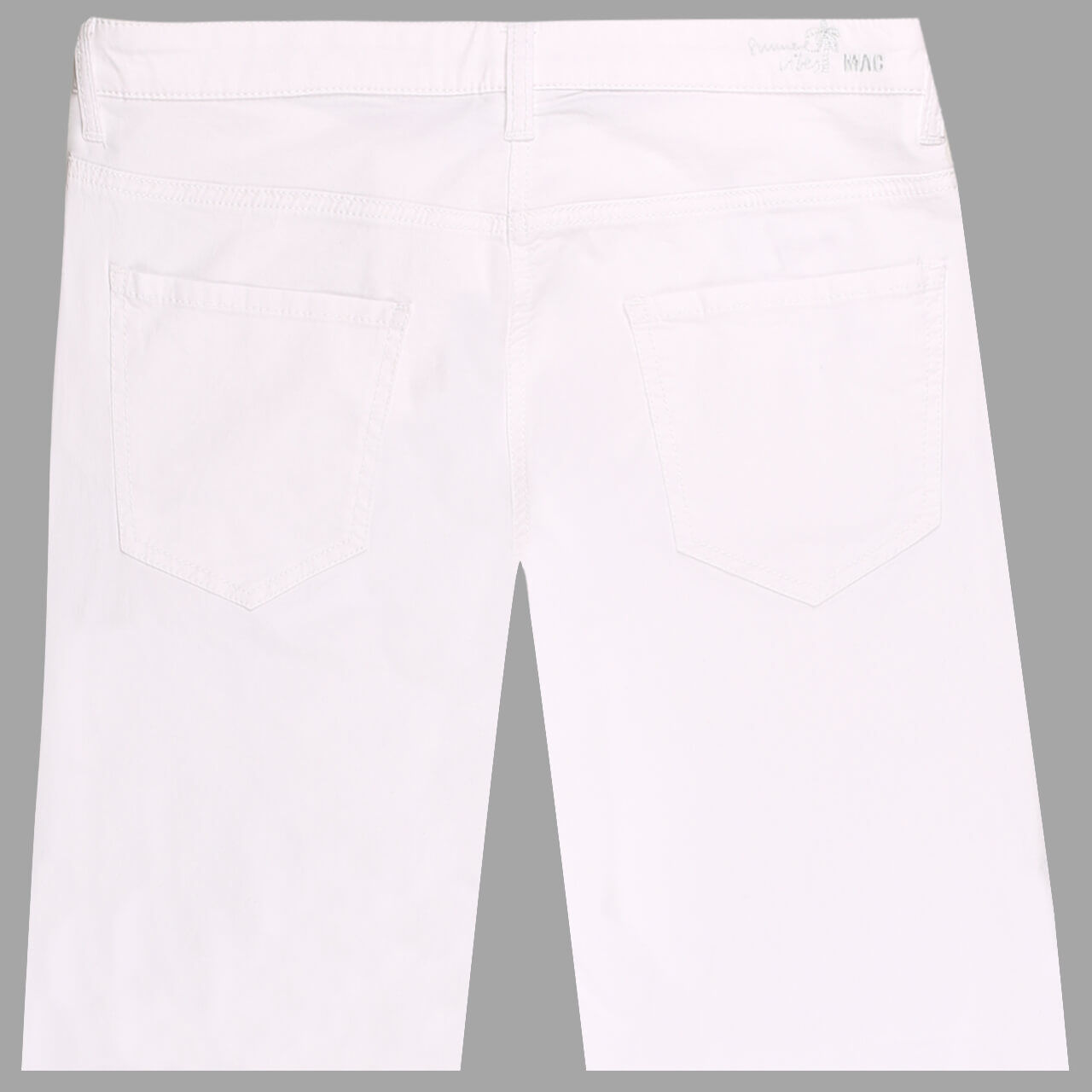 MAC Shorty Baumwollhose für Damen in Weiß, FarbNr.: 010