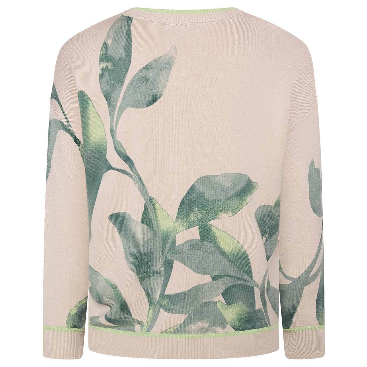 Damen Pullover von Betty Barclay in Beige mit Print, Rückansicht