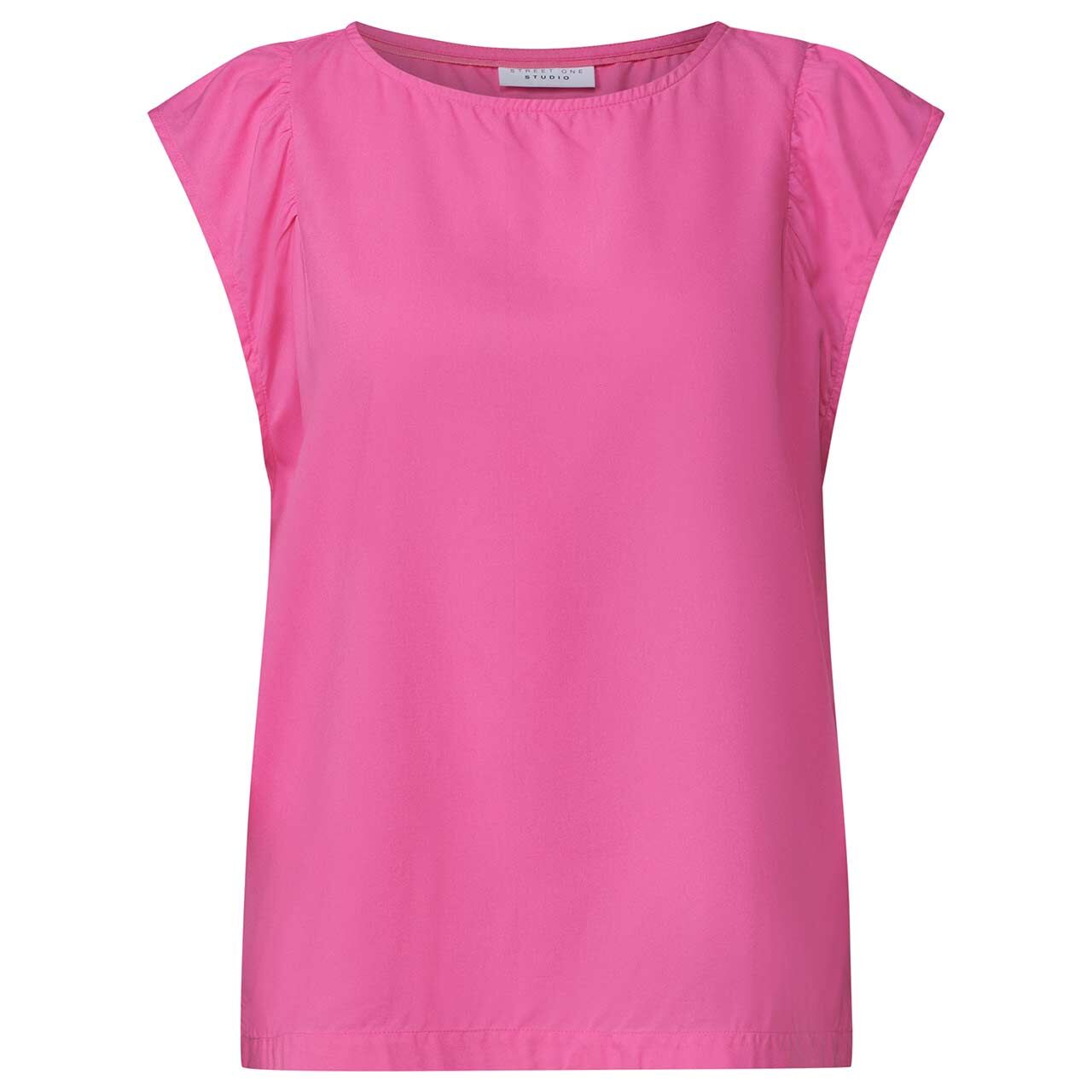 Street One Studio Damen Blusen Top Sleeve Detail simply pink
