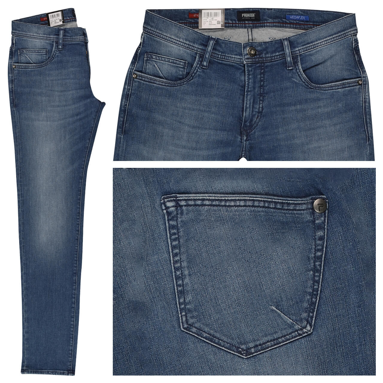 Pioneer Ryan (Ethan) Jeans Megaflex ocean blue used buffies