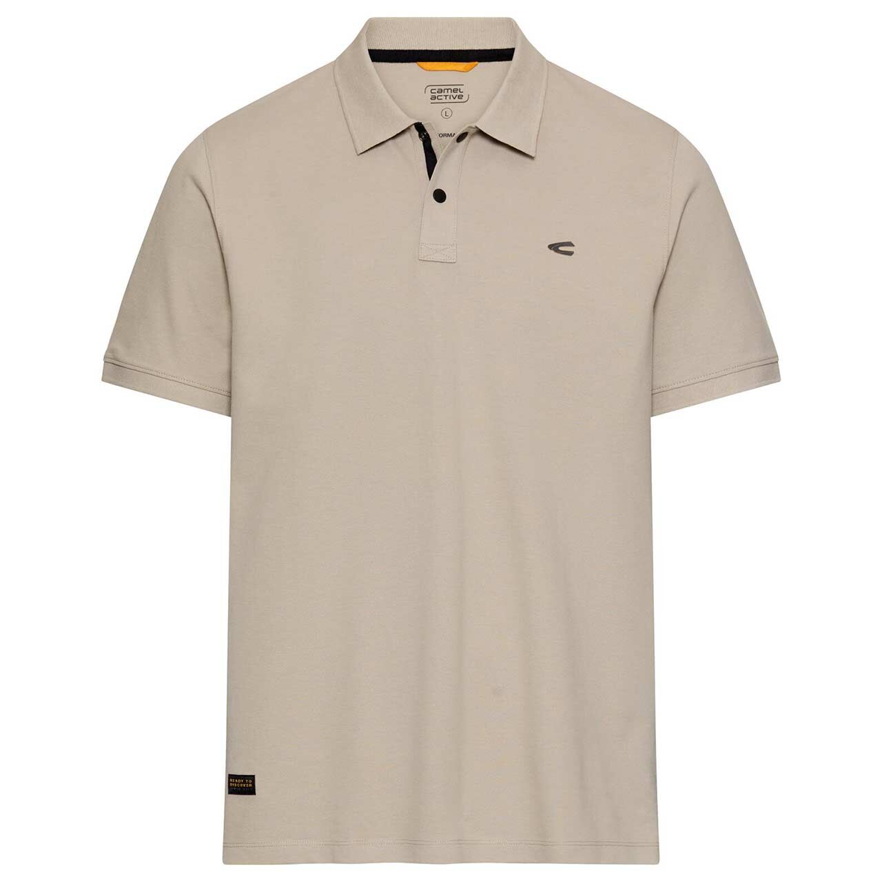 Camel active Herren Piqué Poloshirt light beige