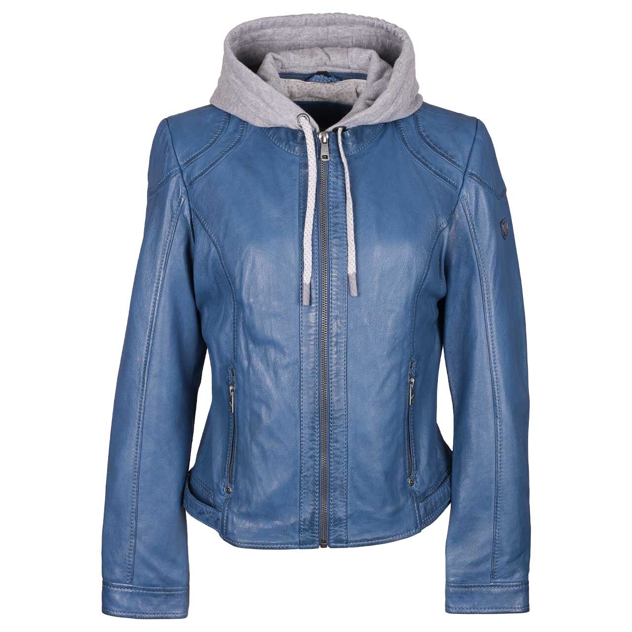 Mauritius Damen Lederjacke Adila blue