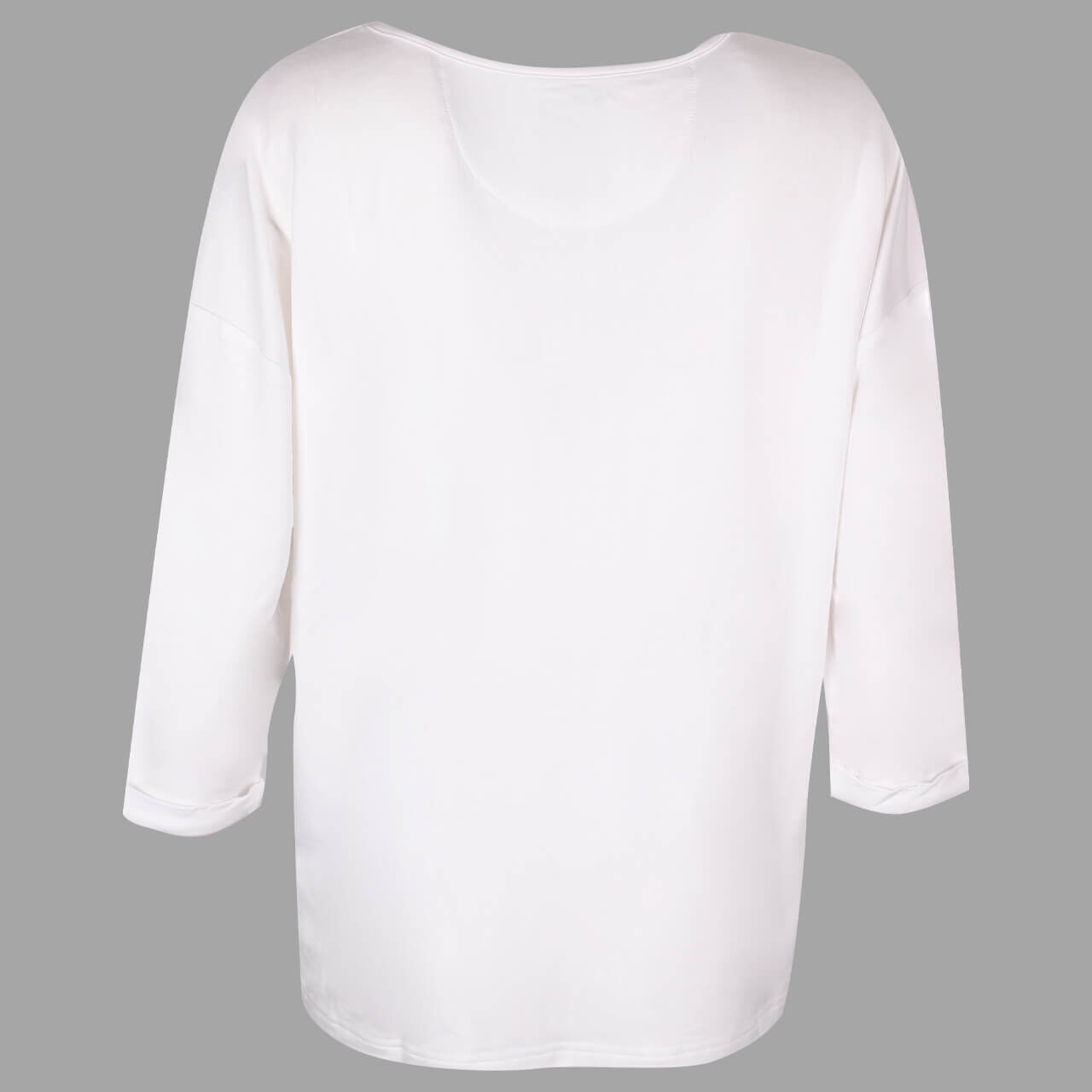 Soquesto Damen 3/4 Arm Shirt white with print
