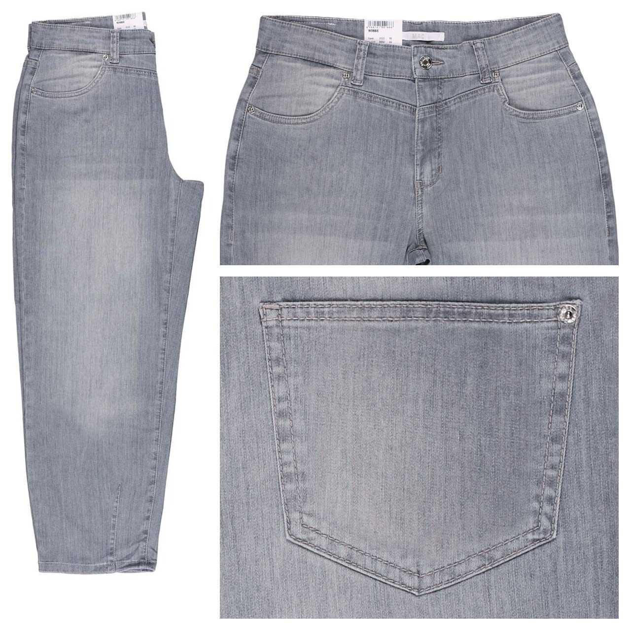 MAC Bobbie 7/8 Jeans grey comercial wash