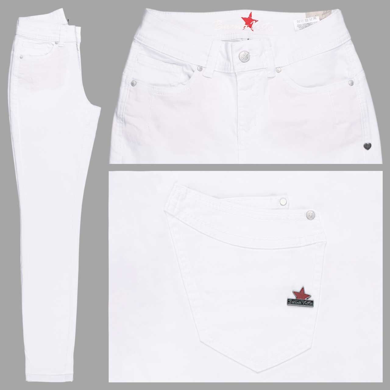 Buena Vista Malibu-Zip High Stretch Twill Baumwollhose white