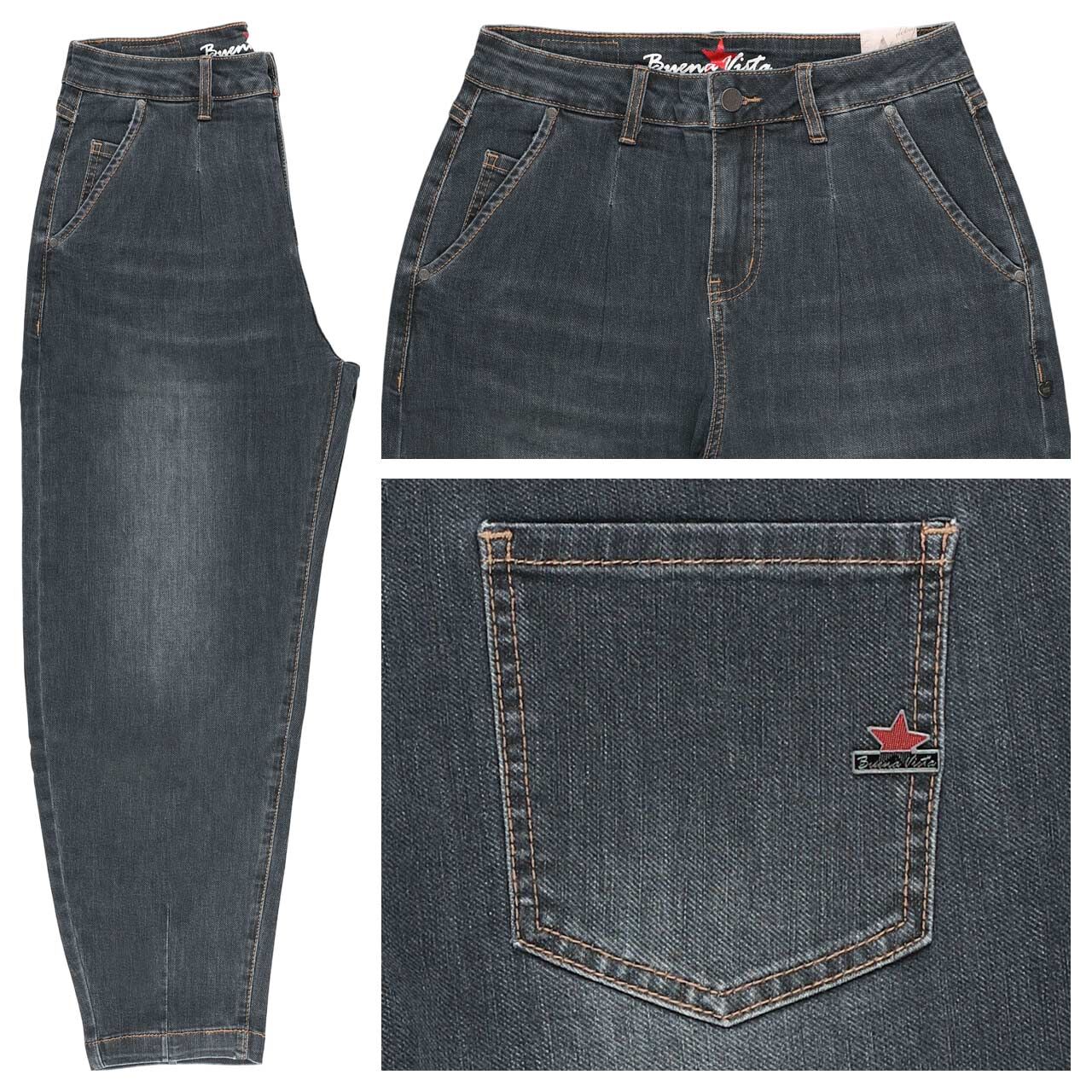Buena Vista Ballon 7/8 Stretch Denim Jeans graphite denim