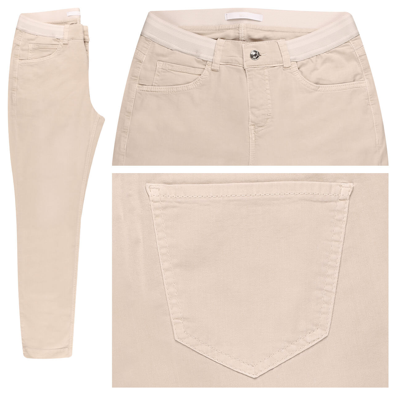 MAC Slim Sport 7/8 Jeans smoothly beige