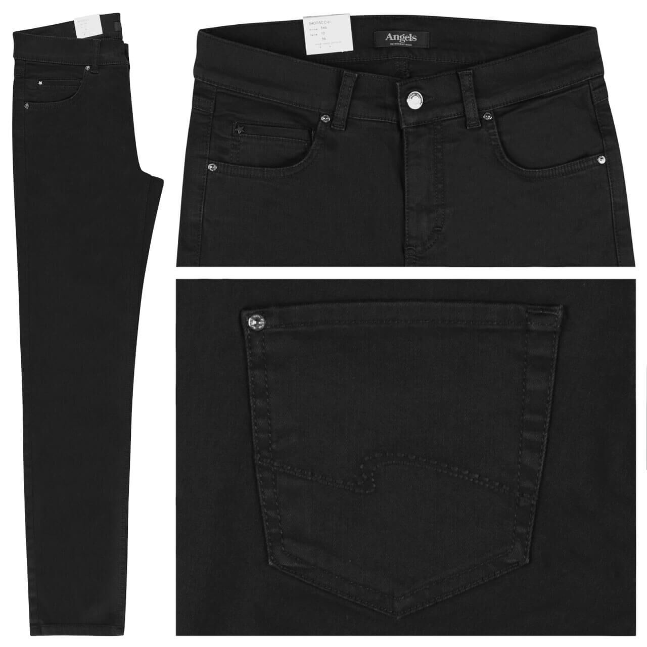 Angels Jeans Cici für Damen in Schwarz, FarbNr.: 10 Angels Jeans Cici für Damen in Schwarz, FarbNr.: 10