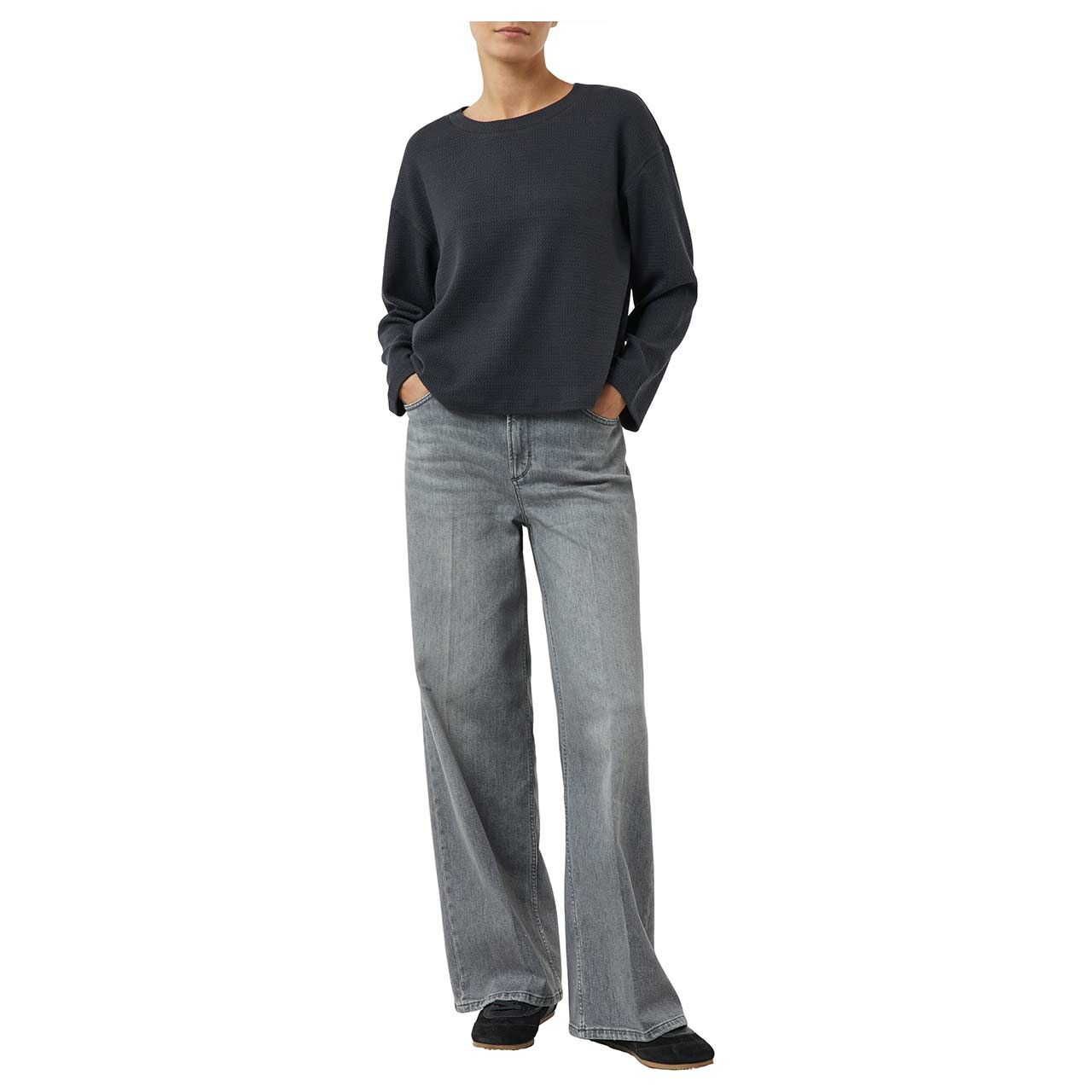 Comma Damen Sweatshirt anthracite