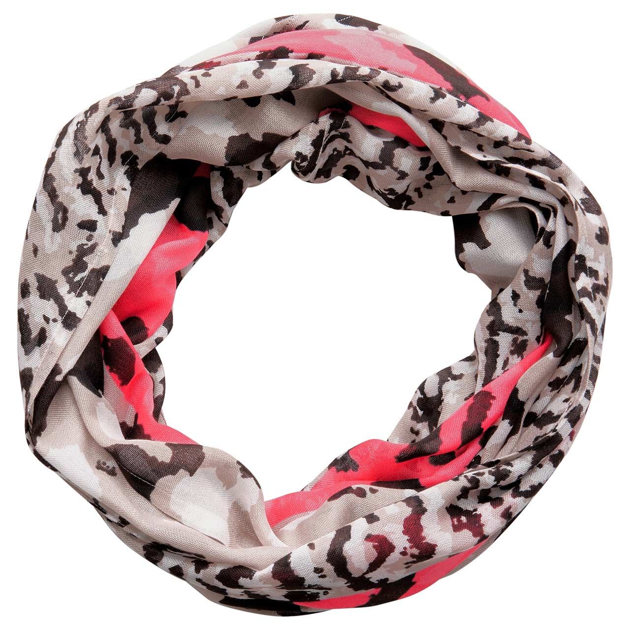 Street One Damen Tuch Color Print Loop pink multicolor