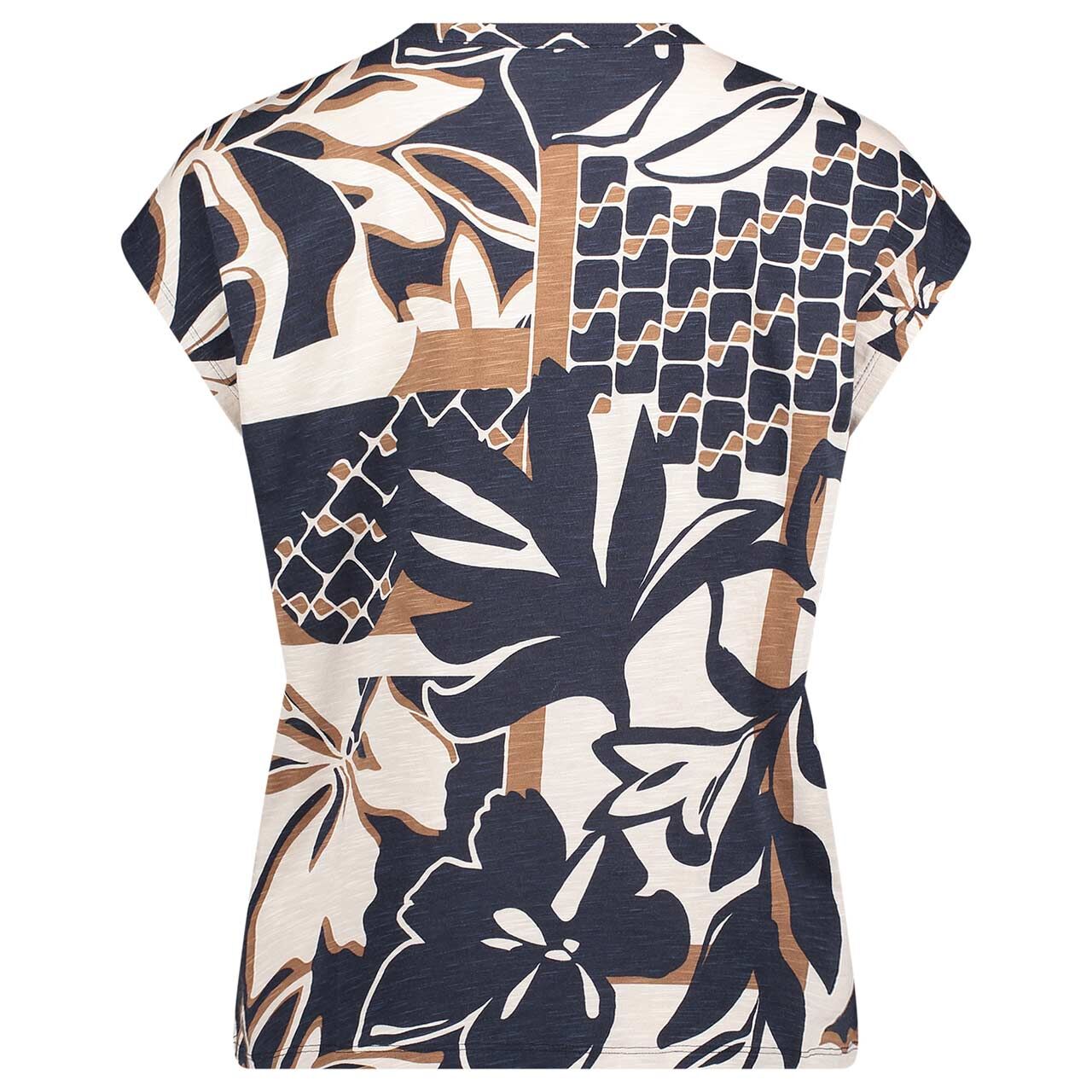 Damen T-Shirt von Betty Barclay in Dunkelblau mit Print, Rückansicht