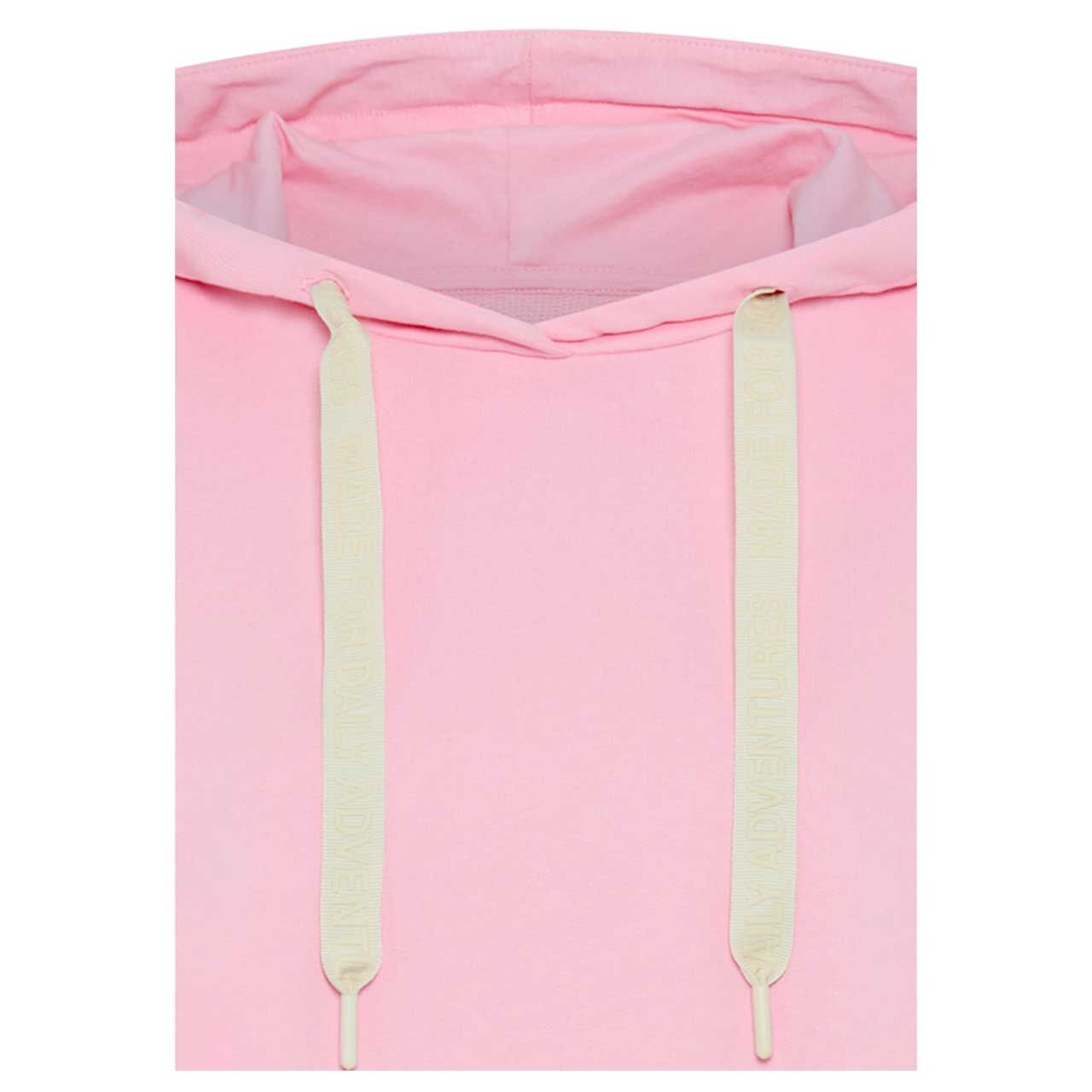 Damen Hoodie Sweatshirt von Camel active in Rosa, detaillierte Vorderansicht