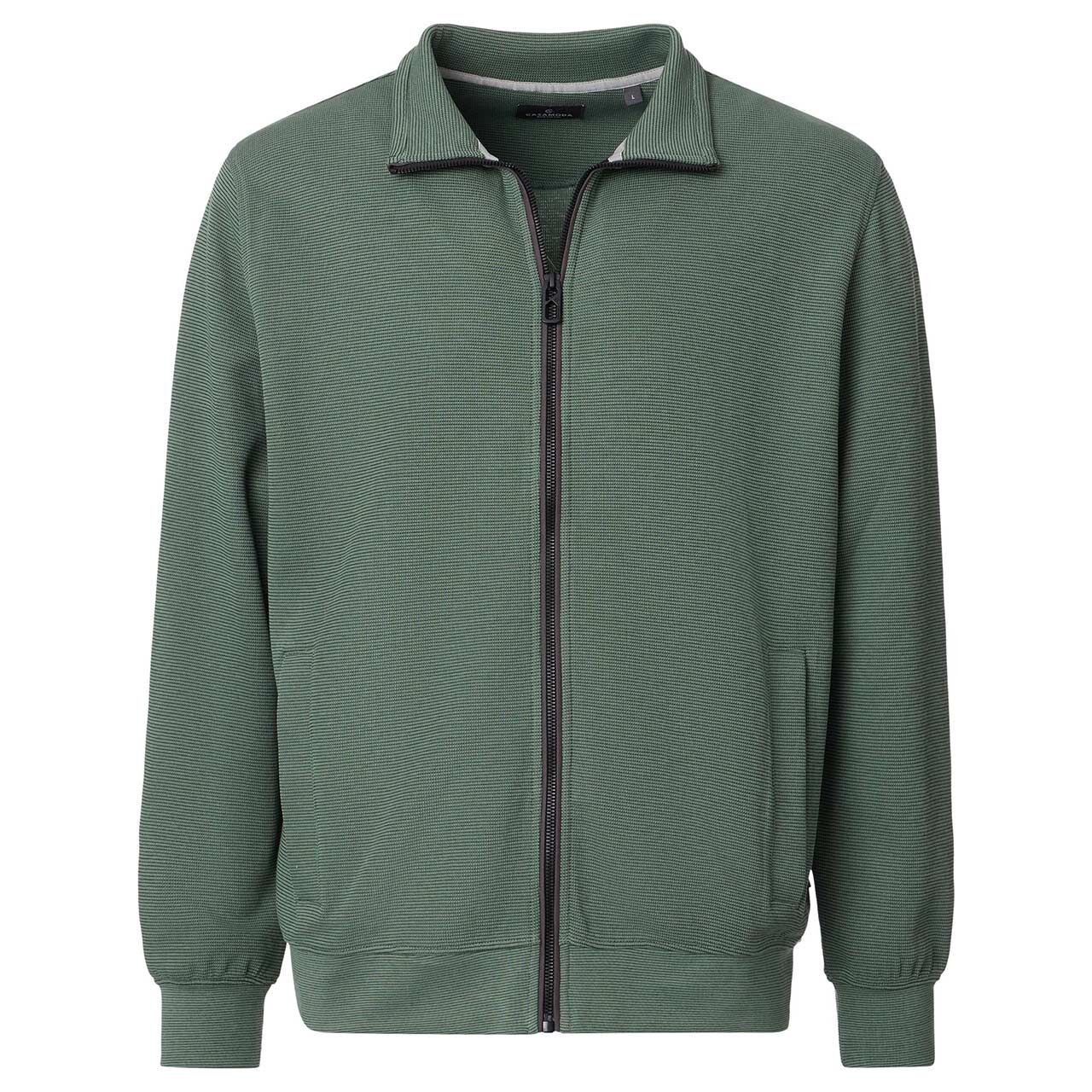 Casa Moda Herren Strickjacke green