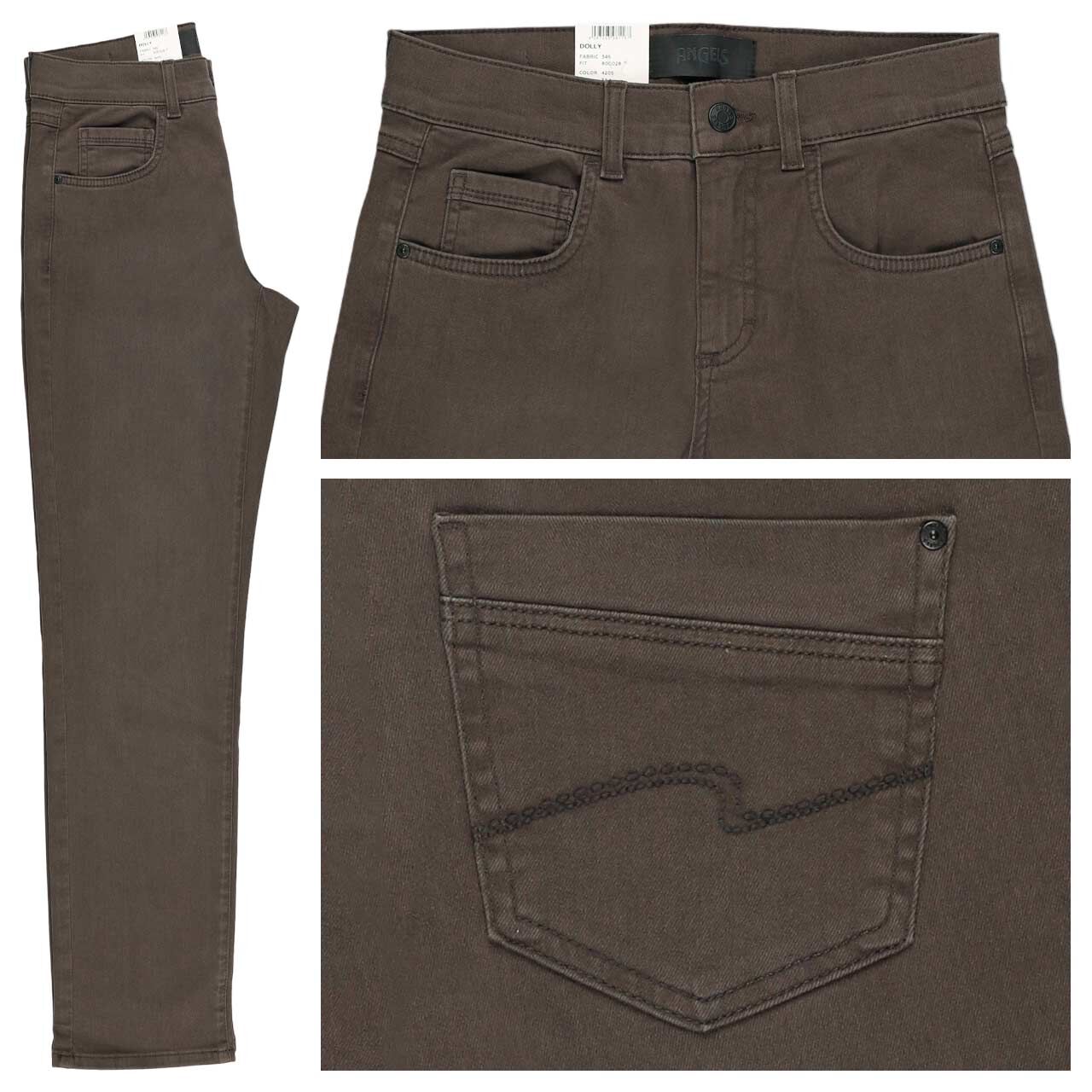 Angels Dolly Baumwollhose chocolate brown used