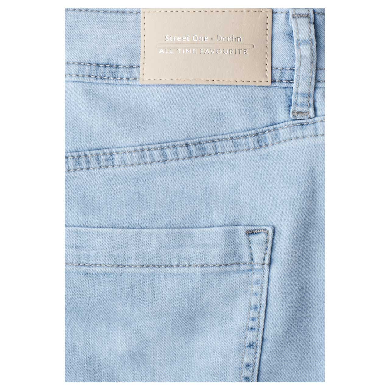Street One Emee Wide Leg 7/8 Jeans ultra bleached wash