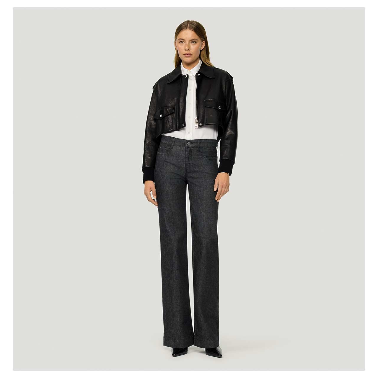 MAC Dream Wide Jeans fashion rinsed black