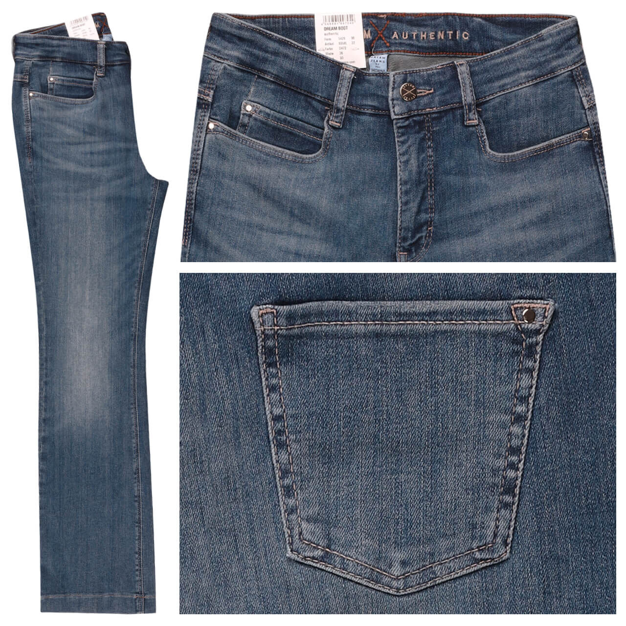 MAC Dream Boot Jeans blue light used MAC Dream Boot Jeans blue light used