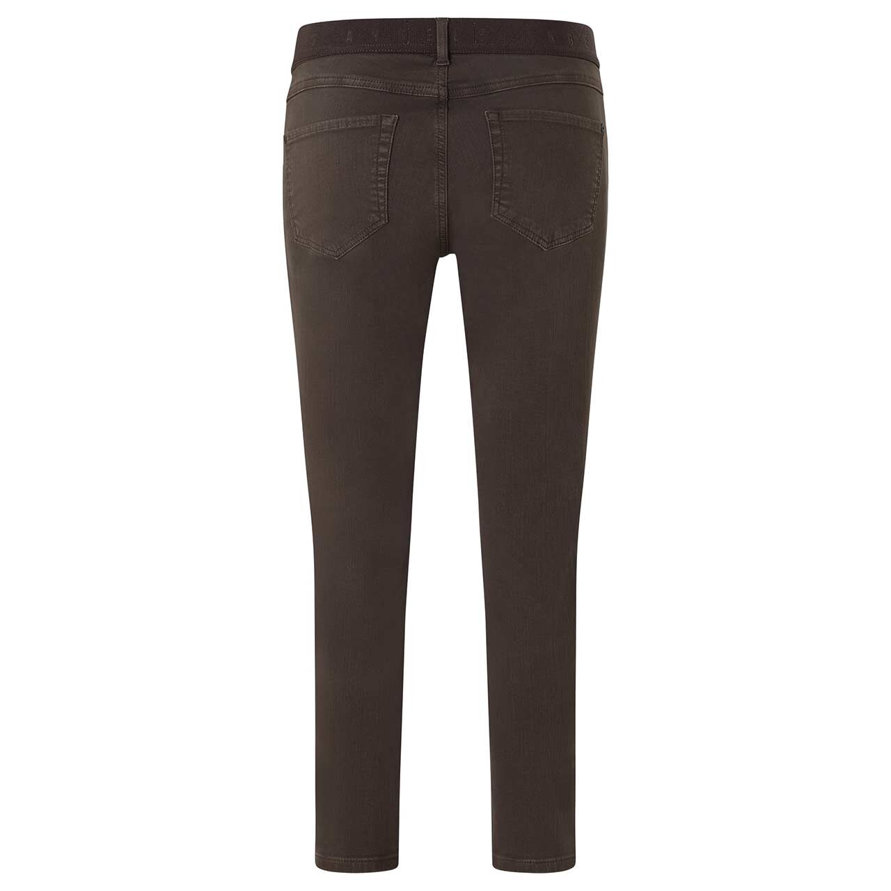 Damen 7/8 Jeans Ornella Sporty von Angels in Dunkelbraun, Rückansicht