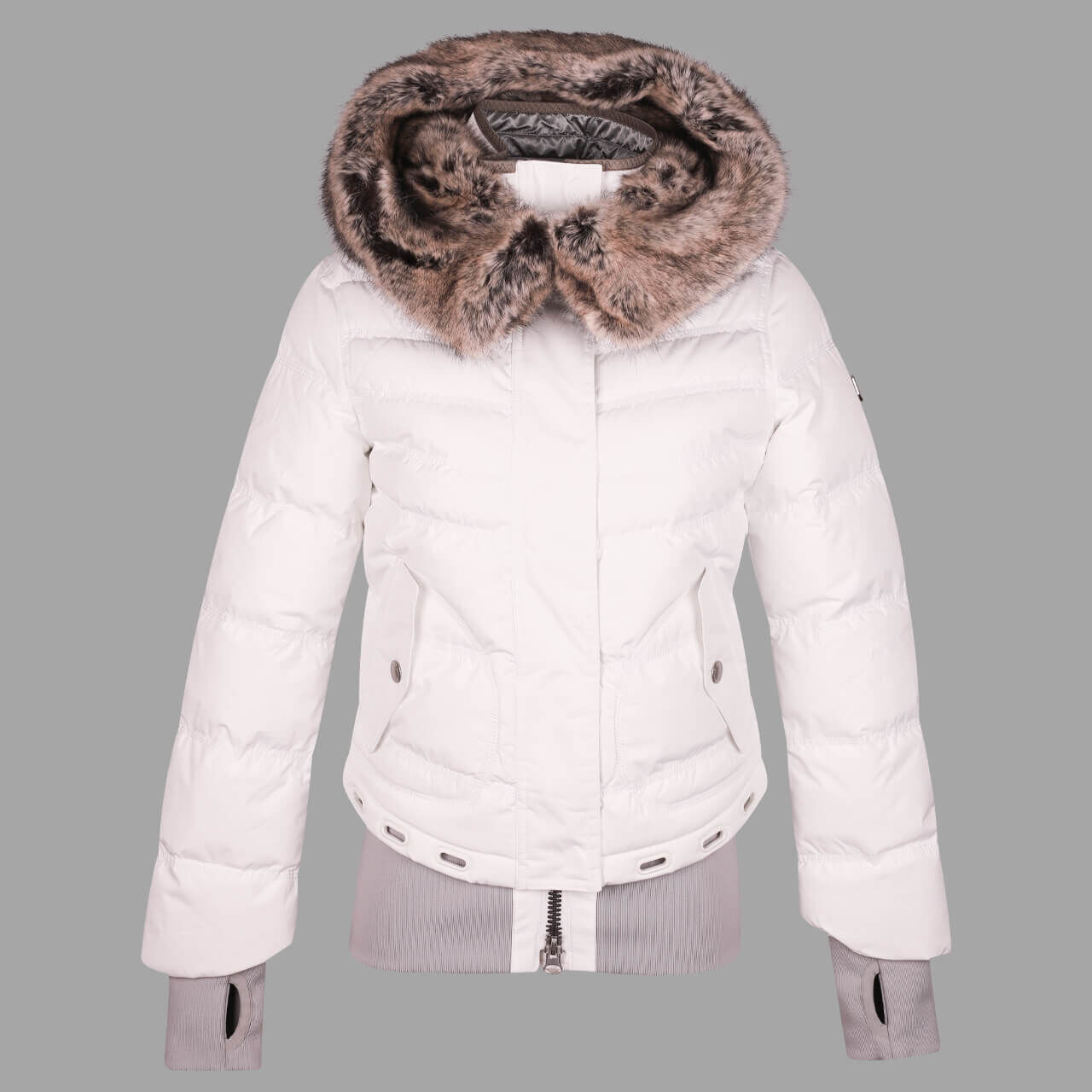 Damen Jacke Queens von Wellensteyn in Weiß, Vorderansicht