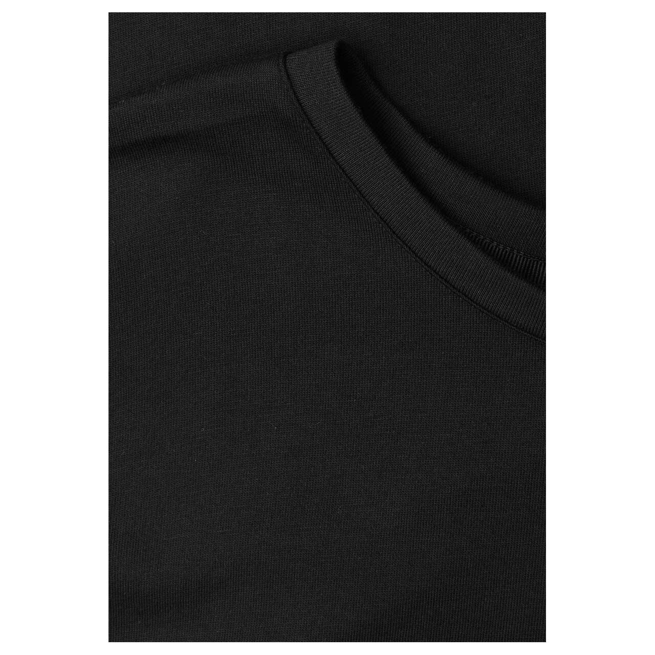 Damen T-Shirt Lace von Street One in Schwarz, Detailansicht Material