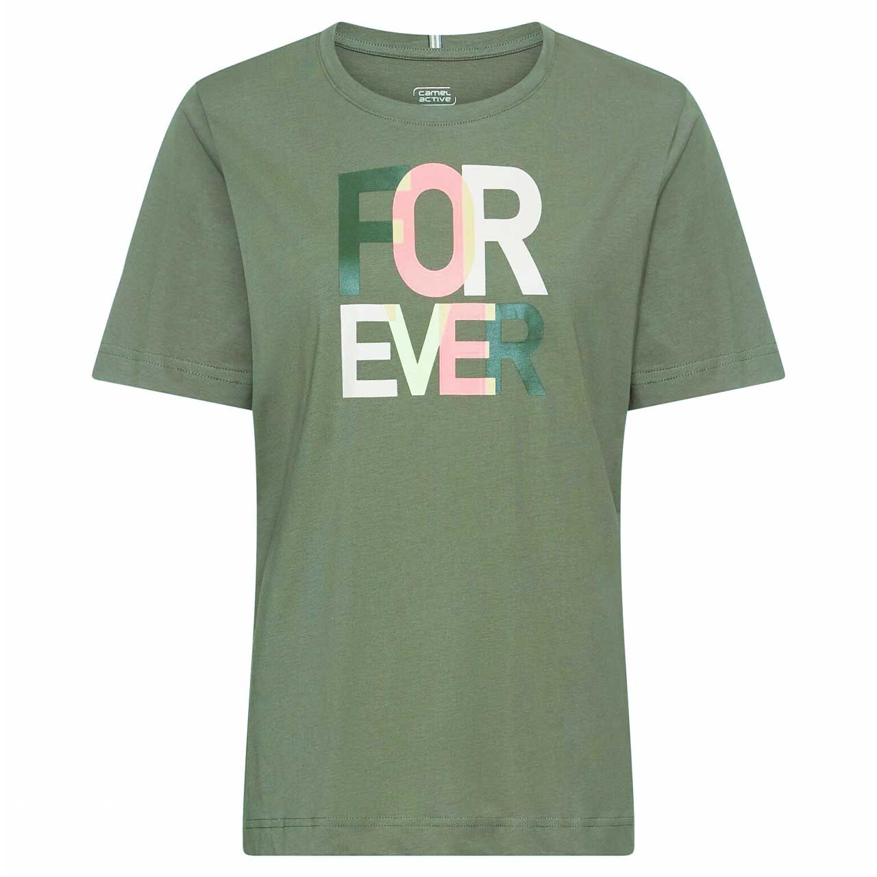 Camel active Damen T-Shirt shadow khaki