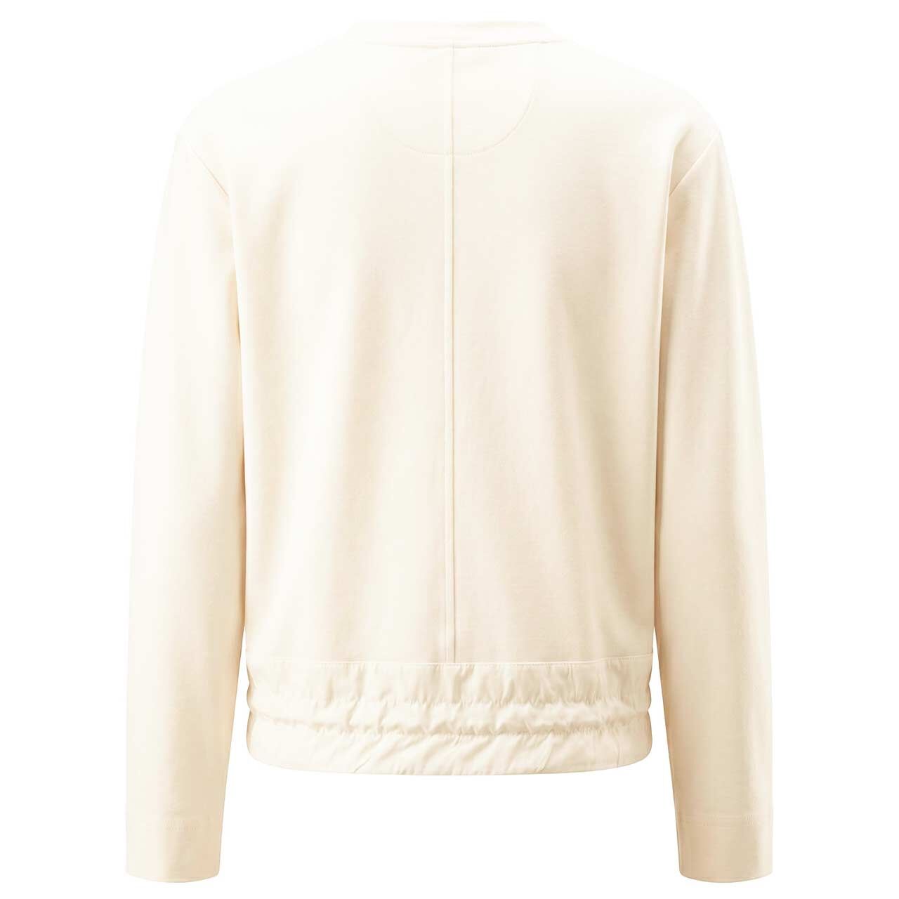Damen Sweatshirt von Soquesto in Beige mit Print, Rückansicht