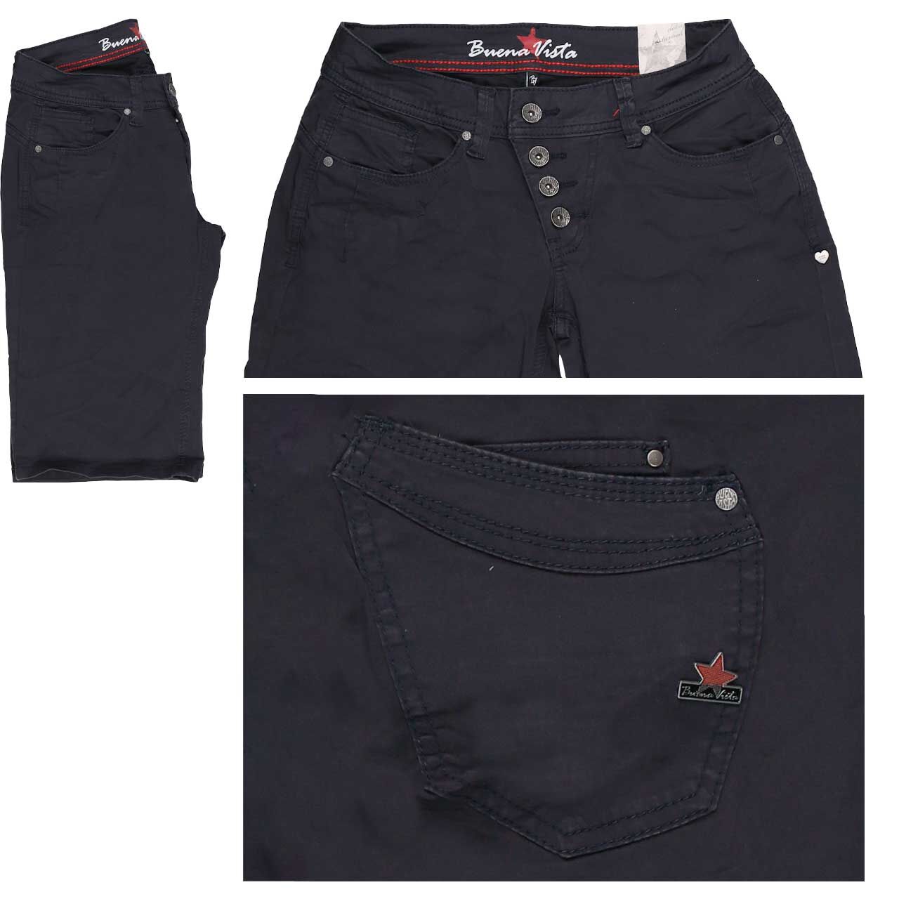 Buena Vista Malibu-Short Stretch Twill Baumwollhose soft dark blue Buena Vista Malibu-Short Stretch Twill Baumwollhose soft dark blue