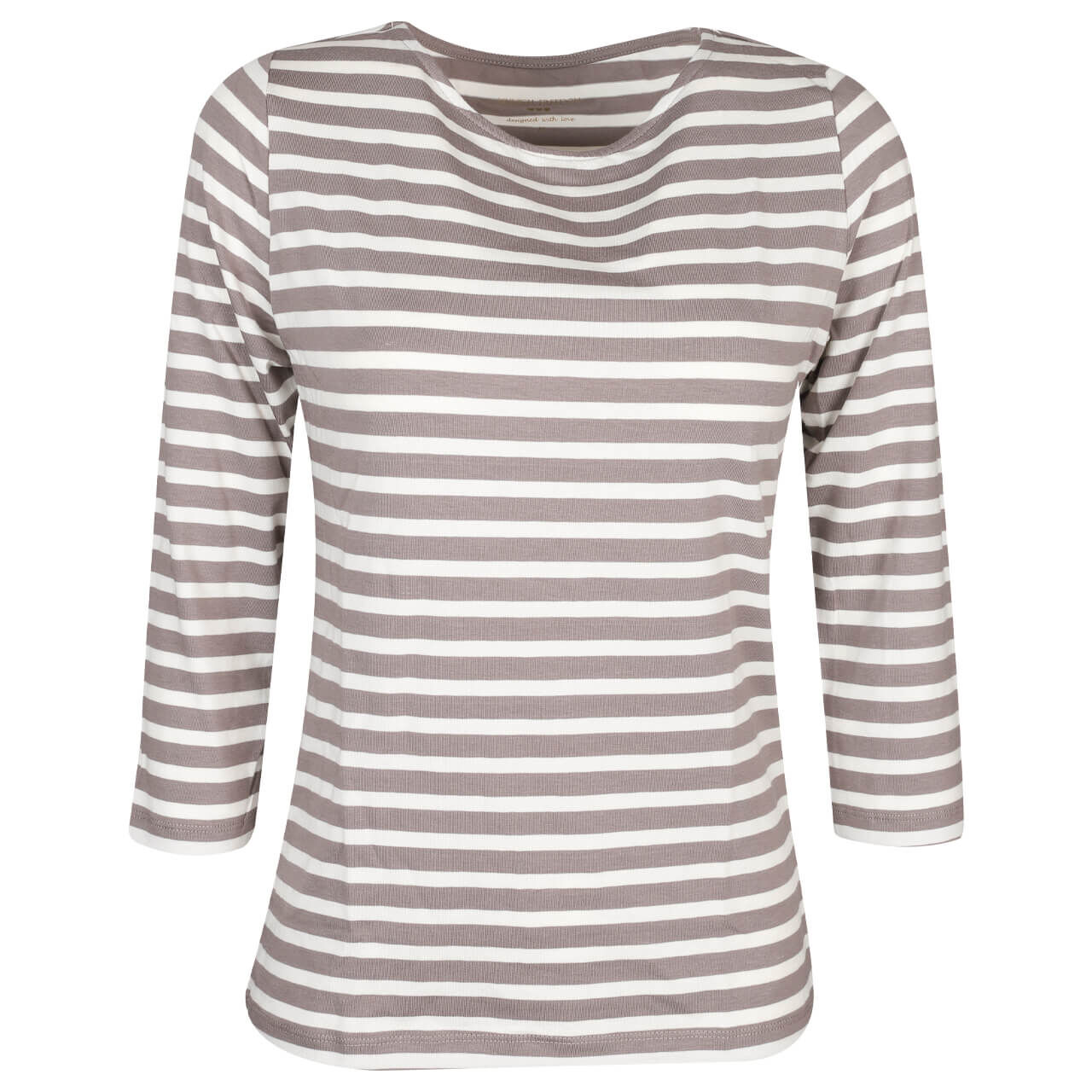 Munich Freedom Damen 3/4 Arm Shirt taupe/offwhite Munich Freedom Damen 3/4 Arm Shirt taupe/offwhite