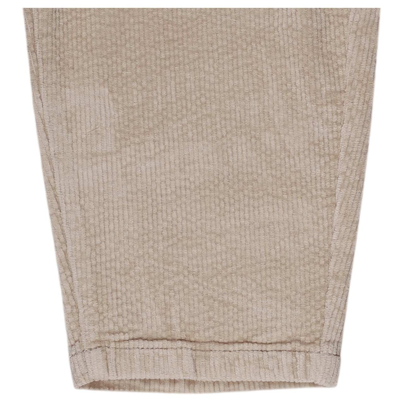 Damen 7/8 Cordhose Heartbreaker von Senoritas ICON in Hellbeige, Detailansicht Saum
