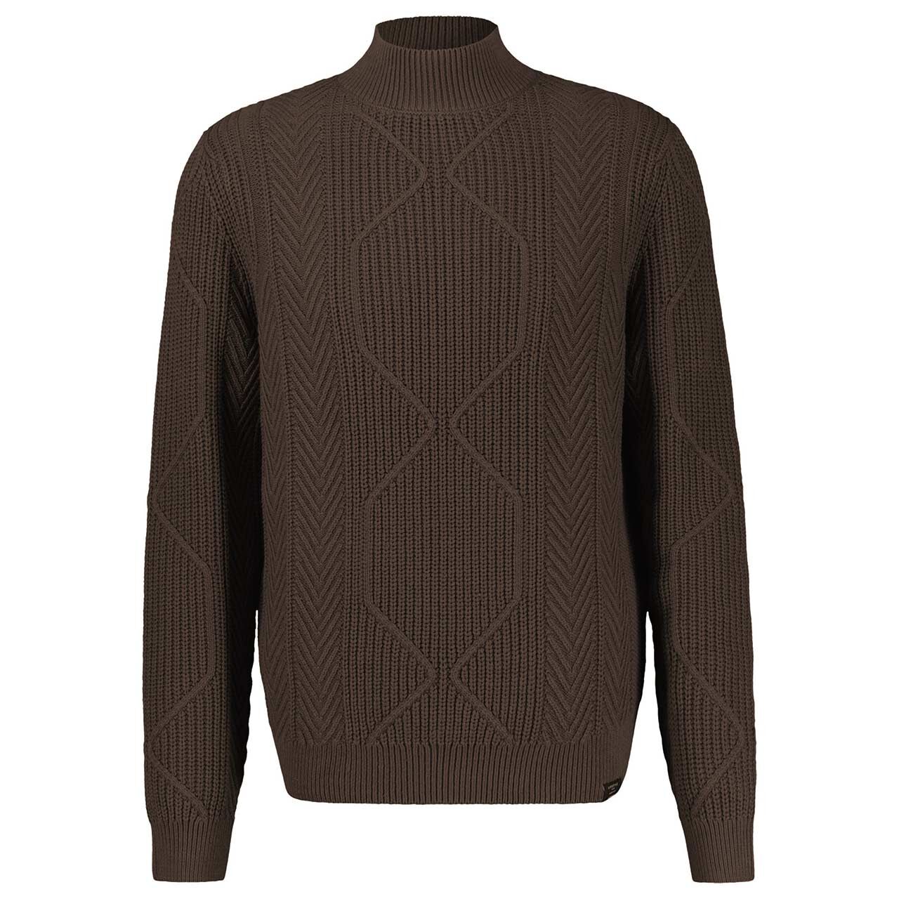 Lerros Herren Pullover timber brown knit