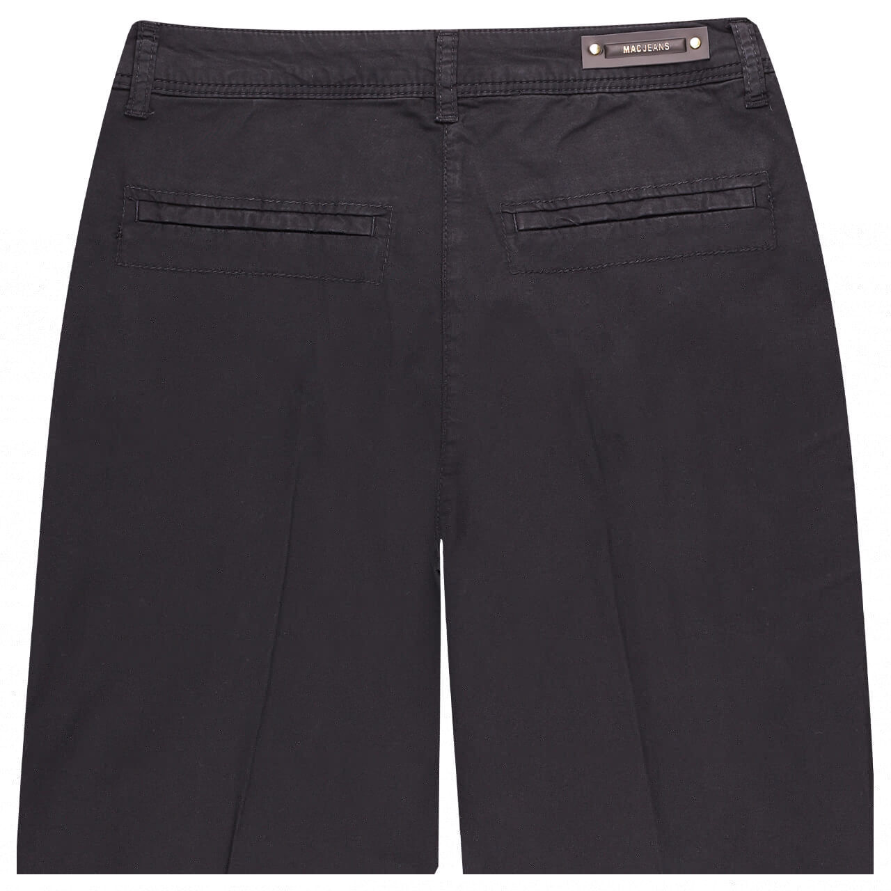 Stretch Damen Chinohose Nora Cotton von MAC in Dunkelblau, detaillierte Rückansicht