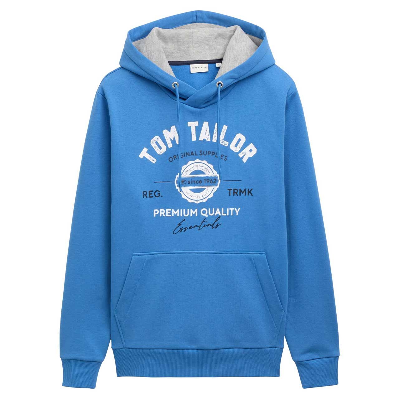 Tom Tailor Herren Hoodie Sweatshirt sapphire blue