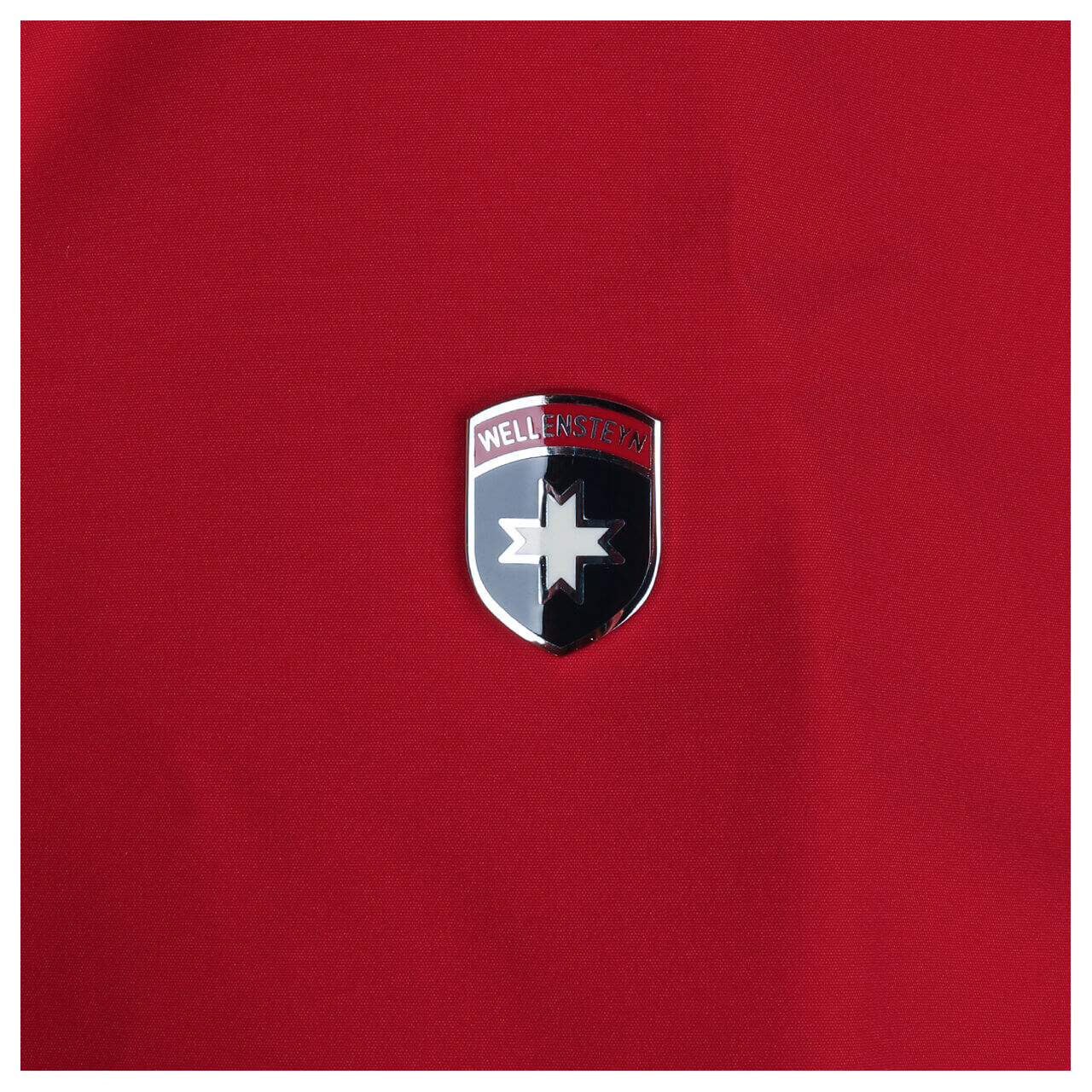Damen Jacke Tarent von Wellensteyn in Rot, Detailansicht Markenlogo