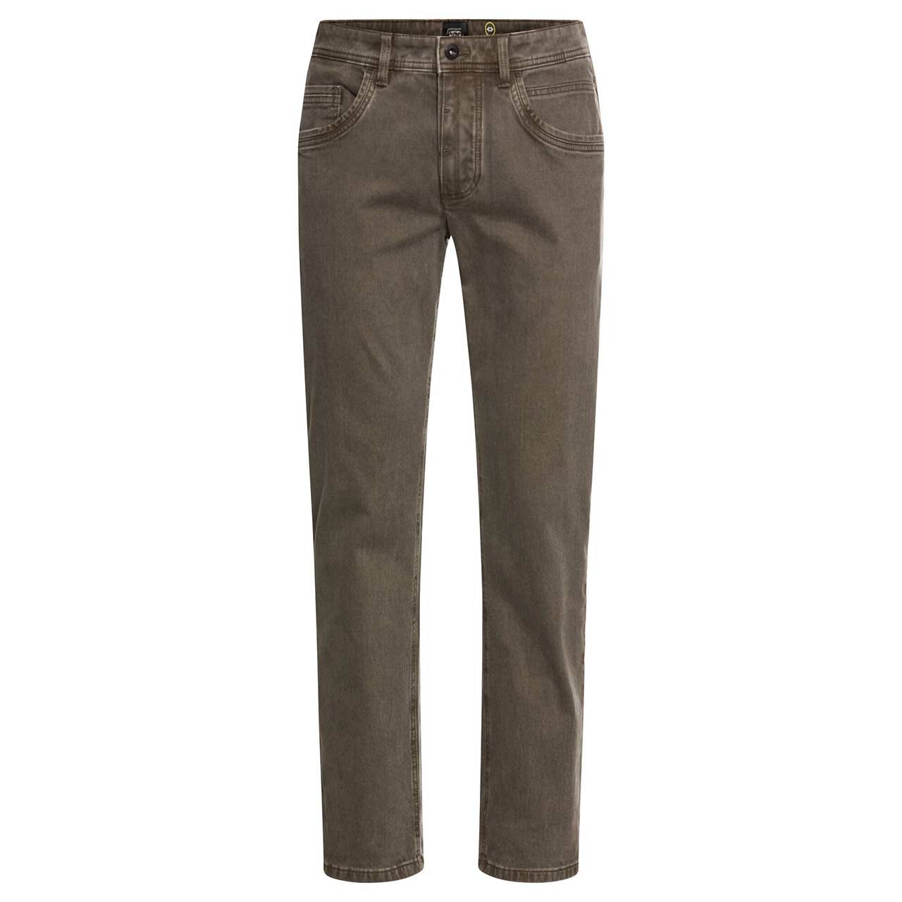 Stretch Herrenjeans Woodstock von Camel active in Grün-Grau, Vorderansicht