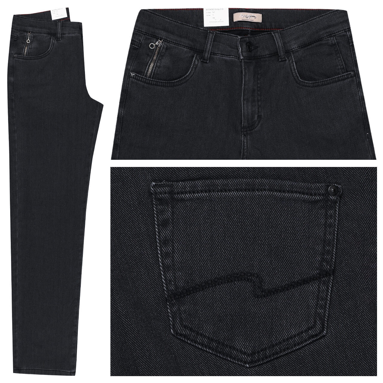 Angels Dolly Jeans anthracite grey thermo denim