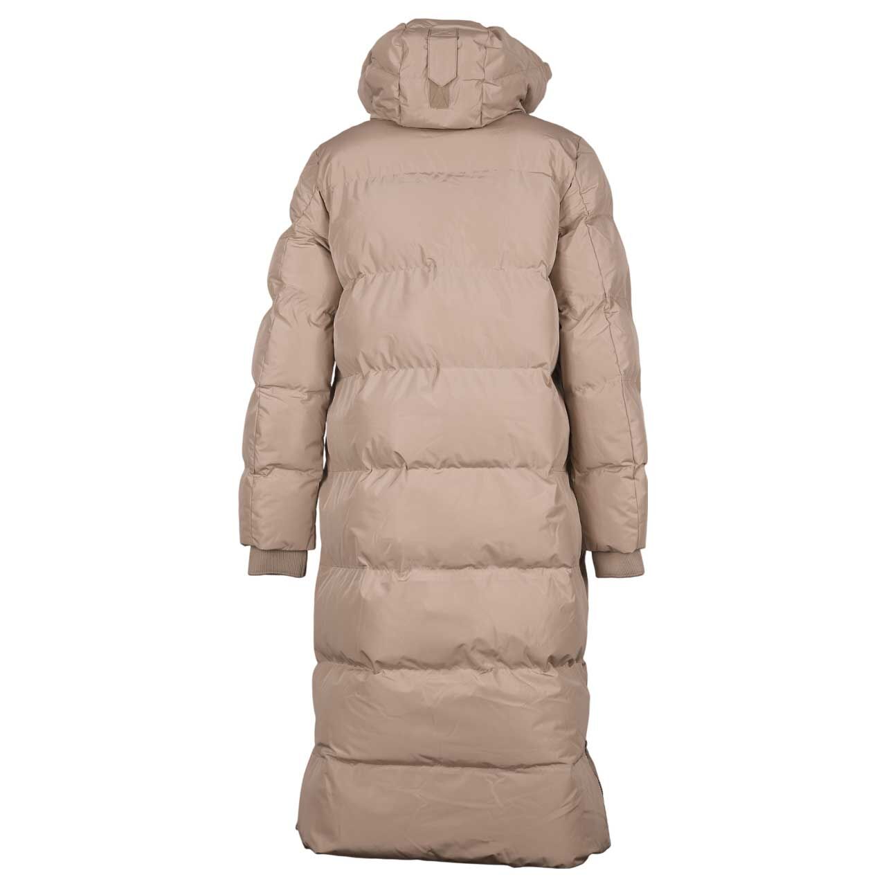 Damen Jacke Boutique Extra Long von Wellensteyn in Hellbeige, Rückansicht