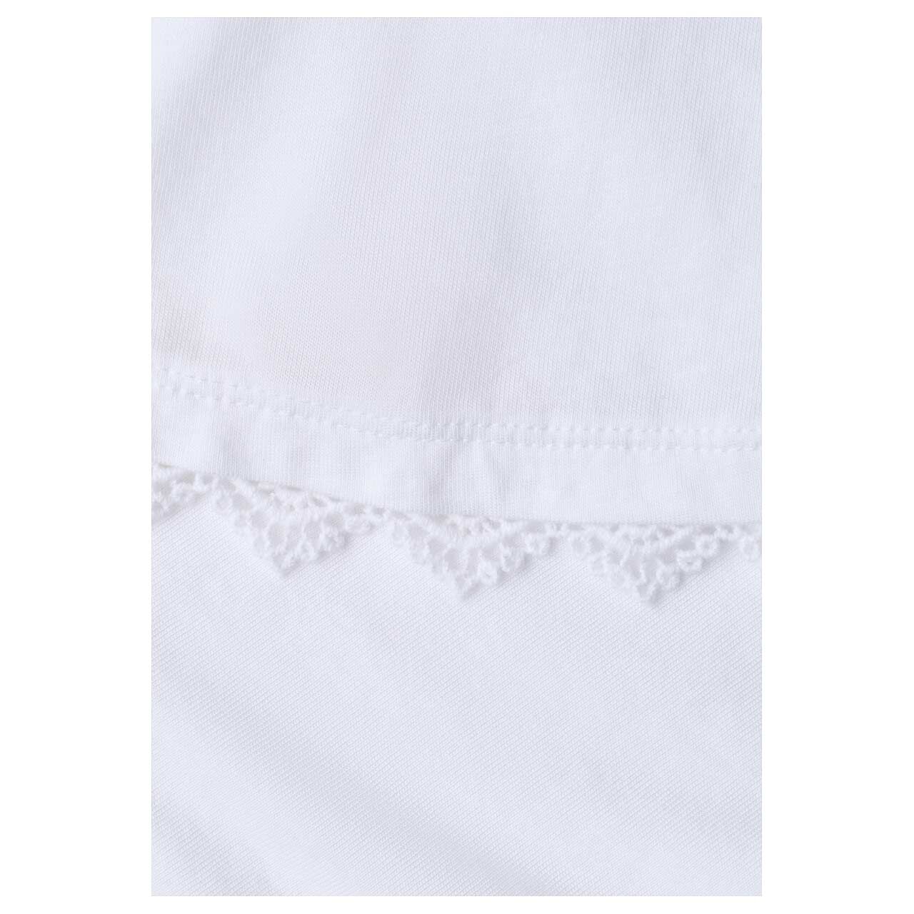 Street One Studio Damen T-Shirt Crochet white