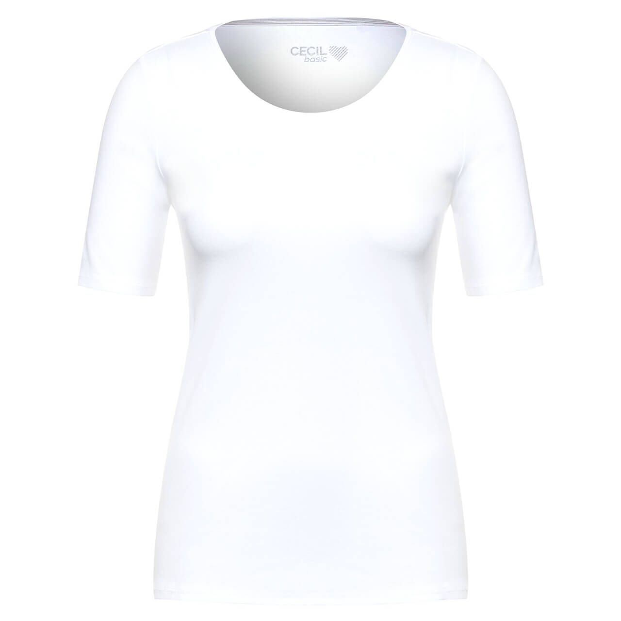 cecil-lena-t-shirt-weiss-10000-ansicht Cecil Lena T-Shirt für Damen in Weiß, FarbNr.: 10000