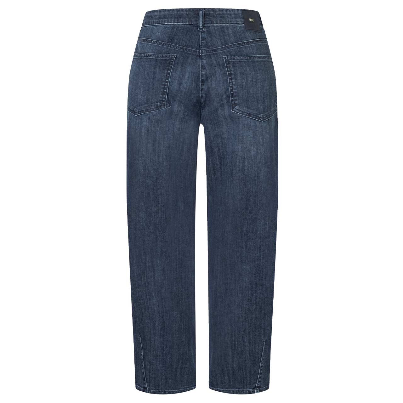 Damen 7/8 Jeans Bobbie von MAC in Dunkelblau angewaschen, Rückansicht