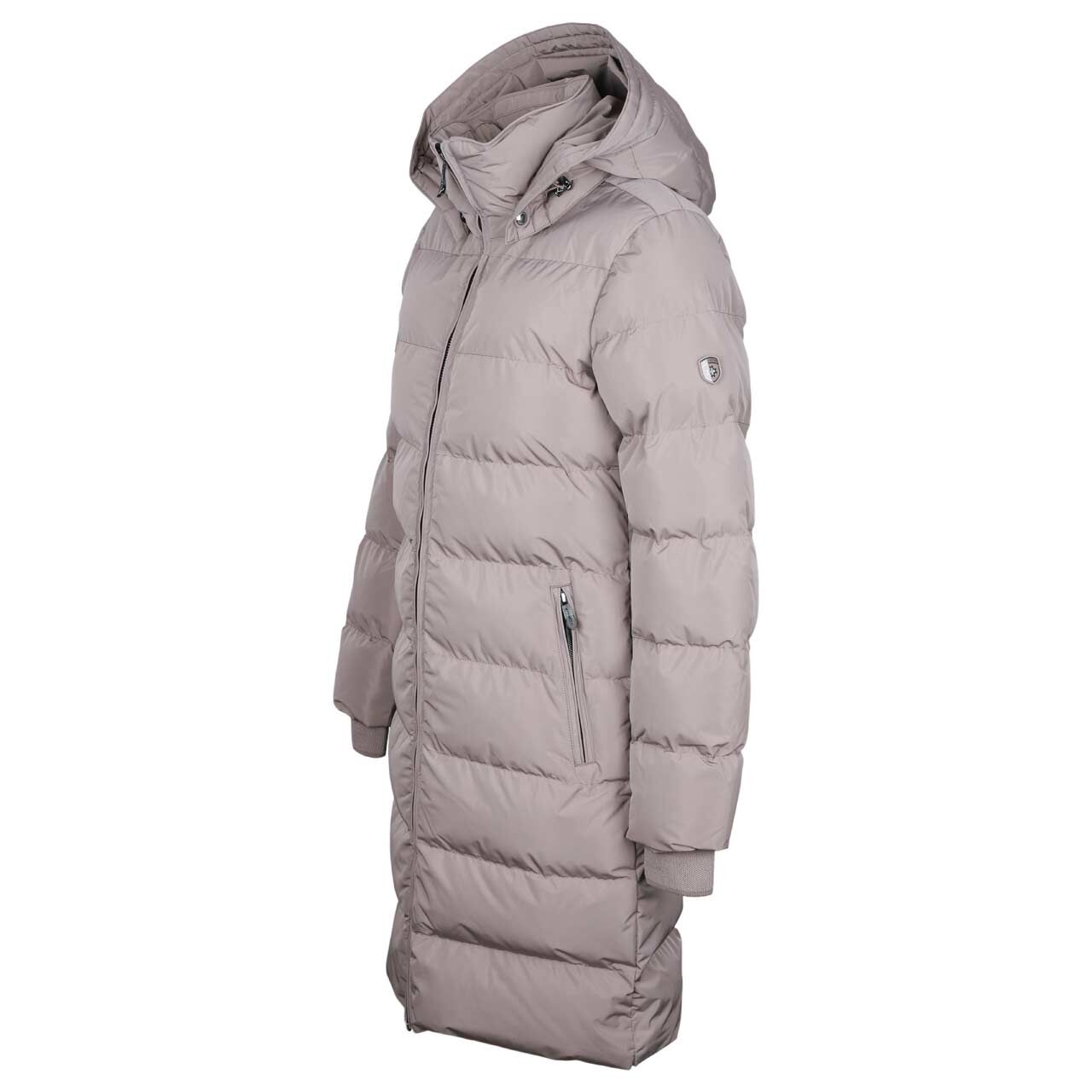 Damen Jacke Goldmine Long von Wellensteyn in Grau-Braun, Seitenansicht