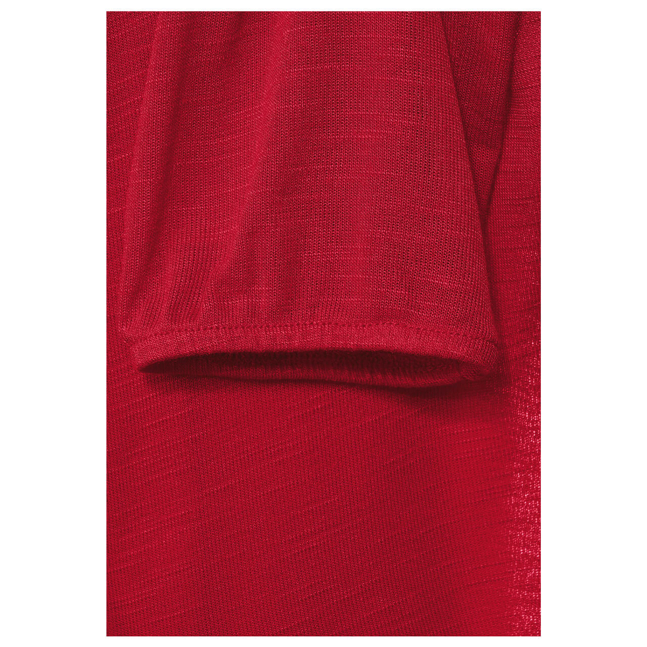 Street One Suse 3/4 Arm Strickjacke für Damen in Kirschrot, FarbNr.: 13650